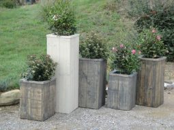 Steigerhouten Bloembak Lelystad