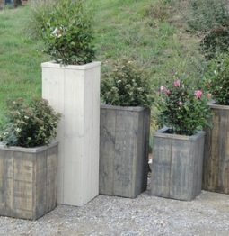 Steigerhouten Bloembak Lelystad