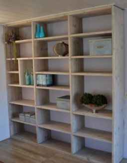 Steigerhouten Boekenkast Drachten - Afbeelding 2