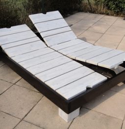 Steigerhouten Loungebed Scheveningen