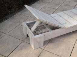 Steigerhouten Loungebed Zandvoort - Afbeelding 2
