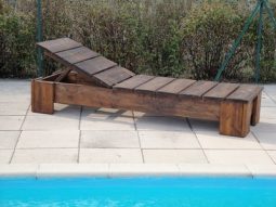 Steigerhouten Loungebed Zandvoort - Afbeelding 3