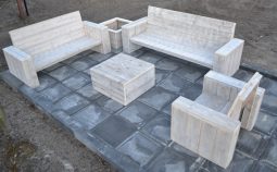 Steigerhouten bank Heerenveen - Afbeelding 2