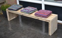 Steigerhouten bankje Hoorn - Afbeelding 2