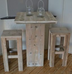 Steigerhouten kruk Groningen