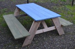 Steigerhouten picknicktafel Assen