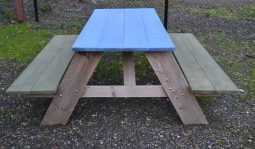 Steigerhouten picknicktafel Assen - Afbeelding 2