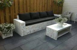 Steigerhouten tafel Alkmaar