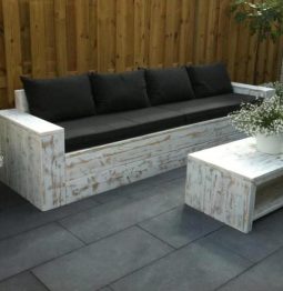Steigerhouten tafel Alkmaar