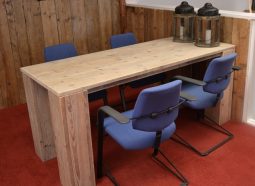 Steigerhouten tafel Amsterdam - Afbeelding 4