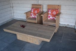 Steigerhouten tafel Sneek